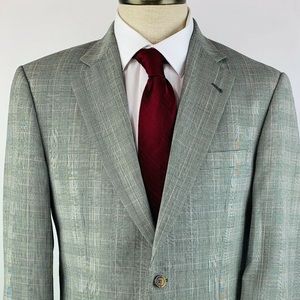 Burberry Glen Plaid Sport Coat with Windowpane